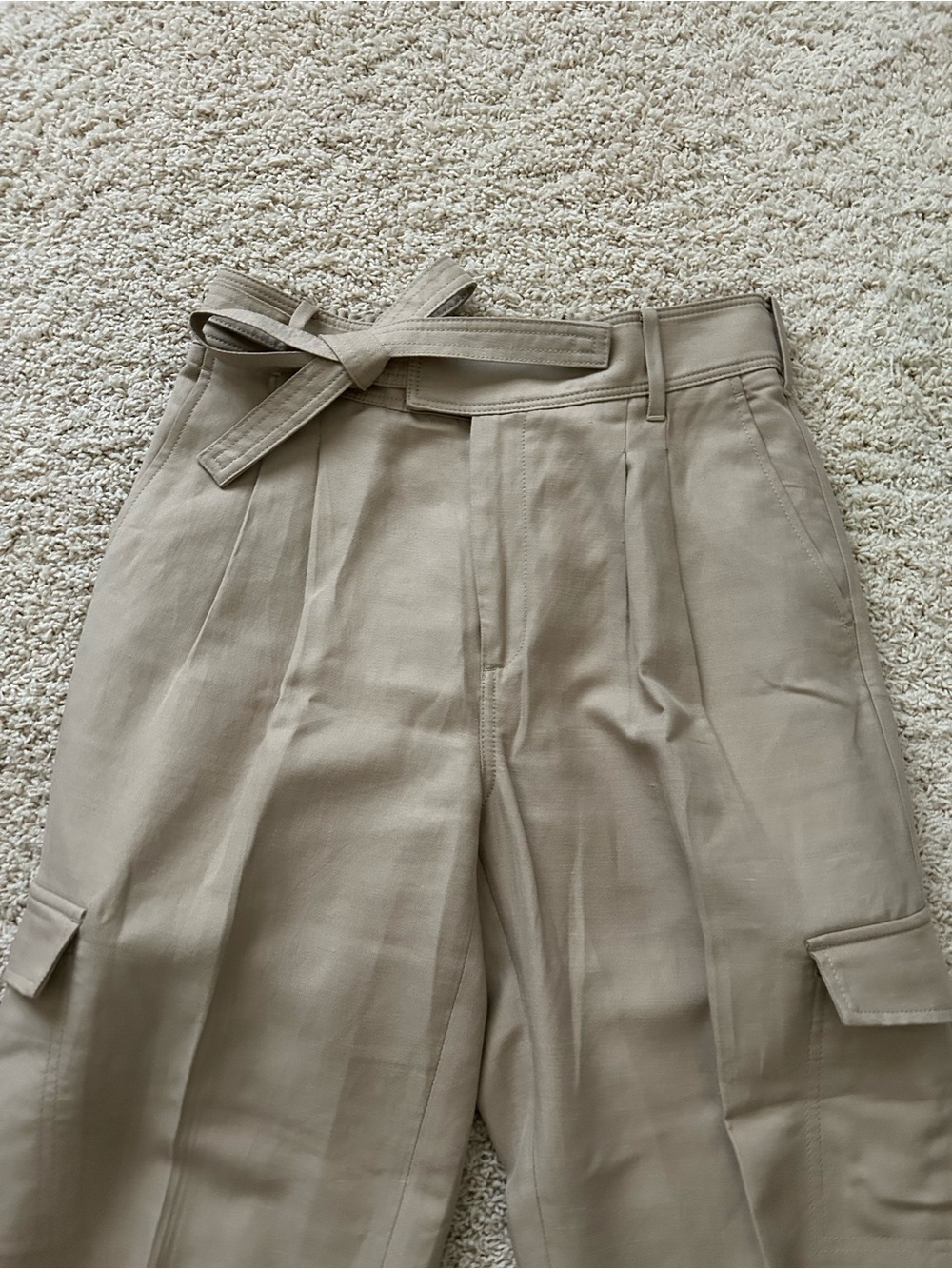 Banana Republic Tencel Linen Cargo Pant - Picture 3 of 7
